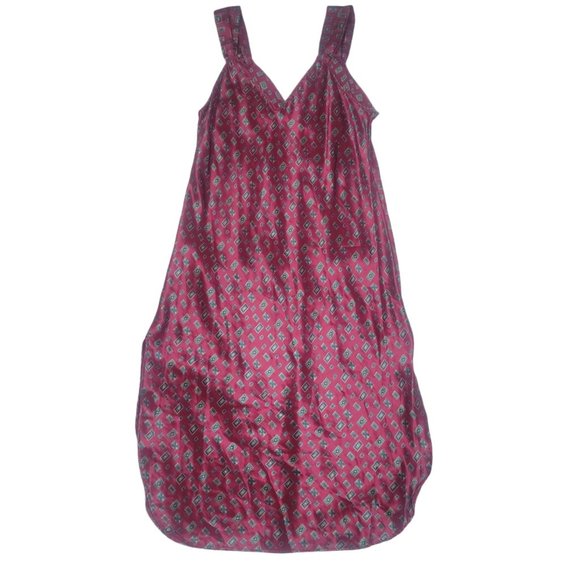 Lily Of France Womens Medium M Nightgown Red Sleep - Picture 2 of 5